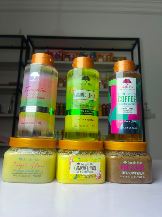 -Duo gommage & gel douche jungle hut