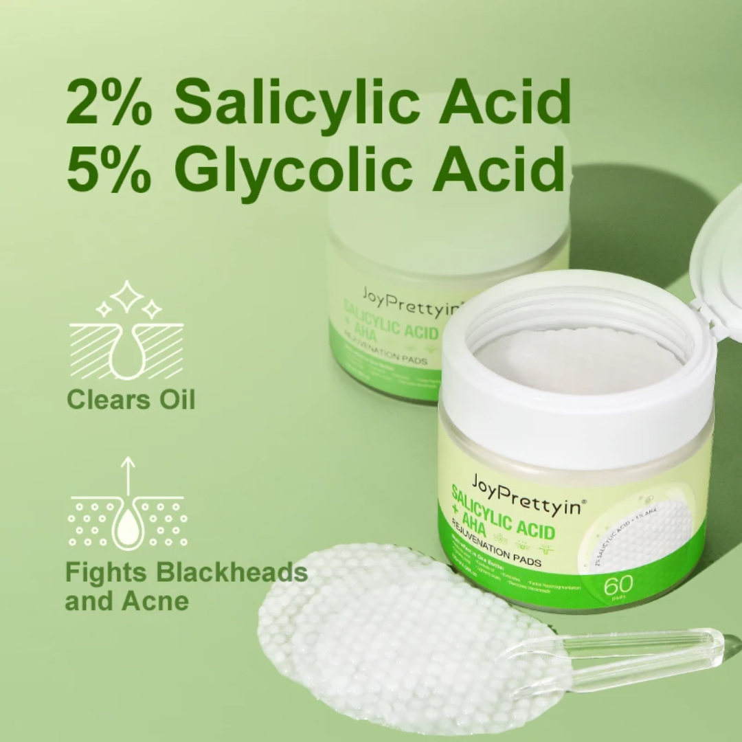 -Cotons imbibés acide salicylique et aha