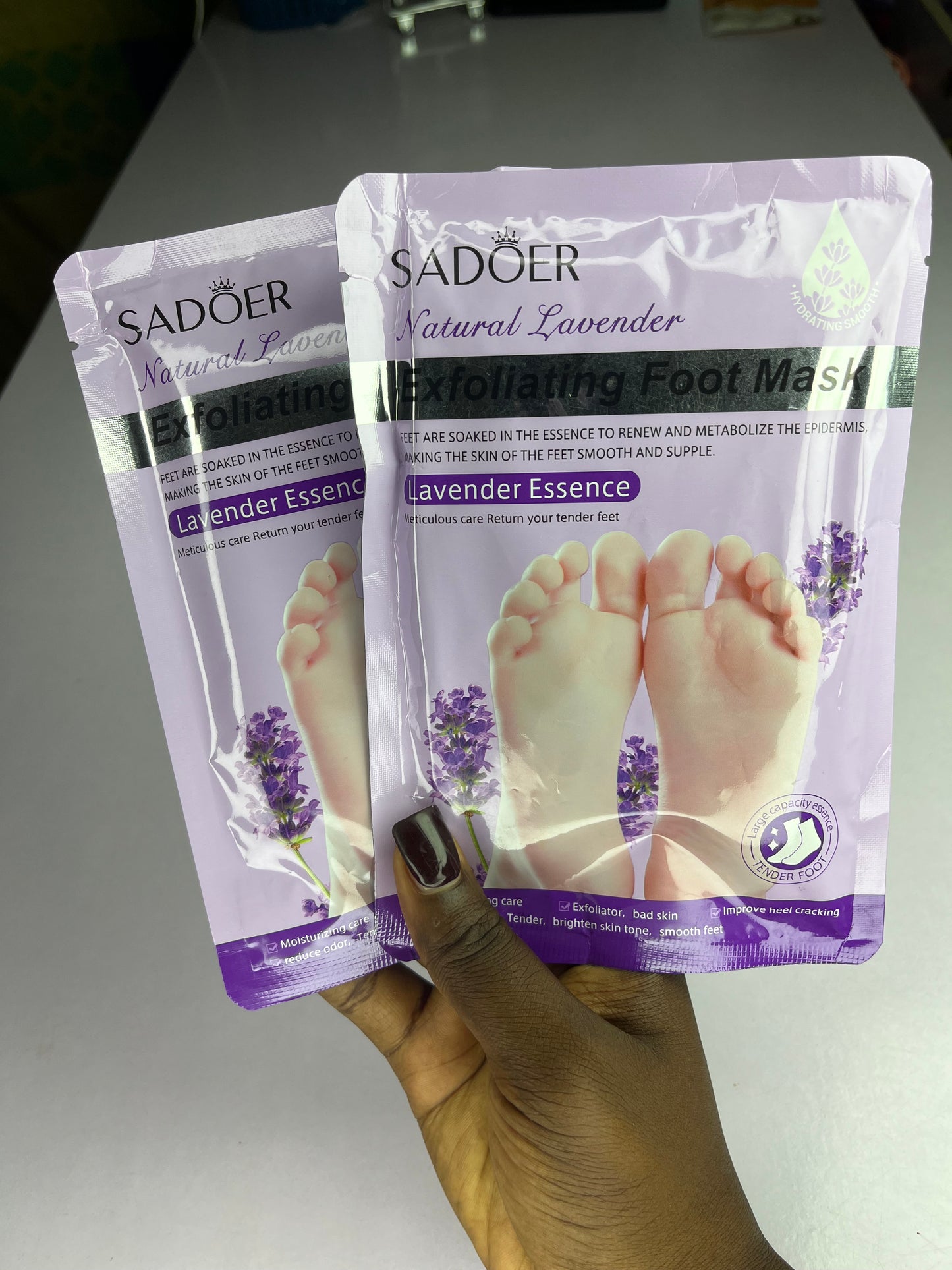 Masque exfoliant pieds