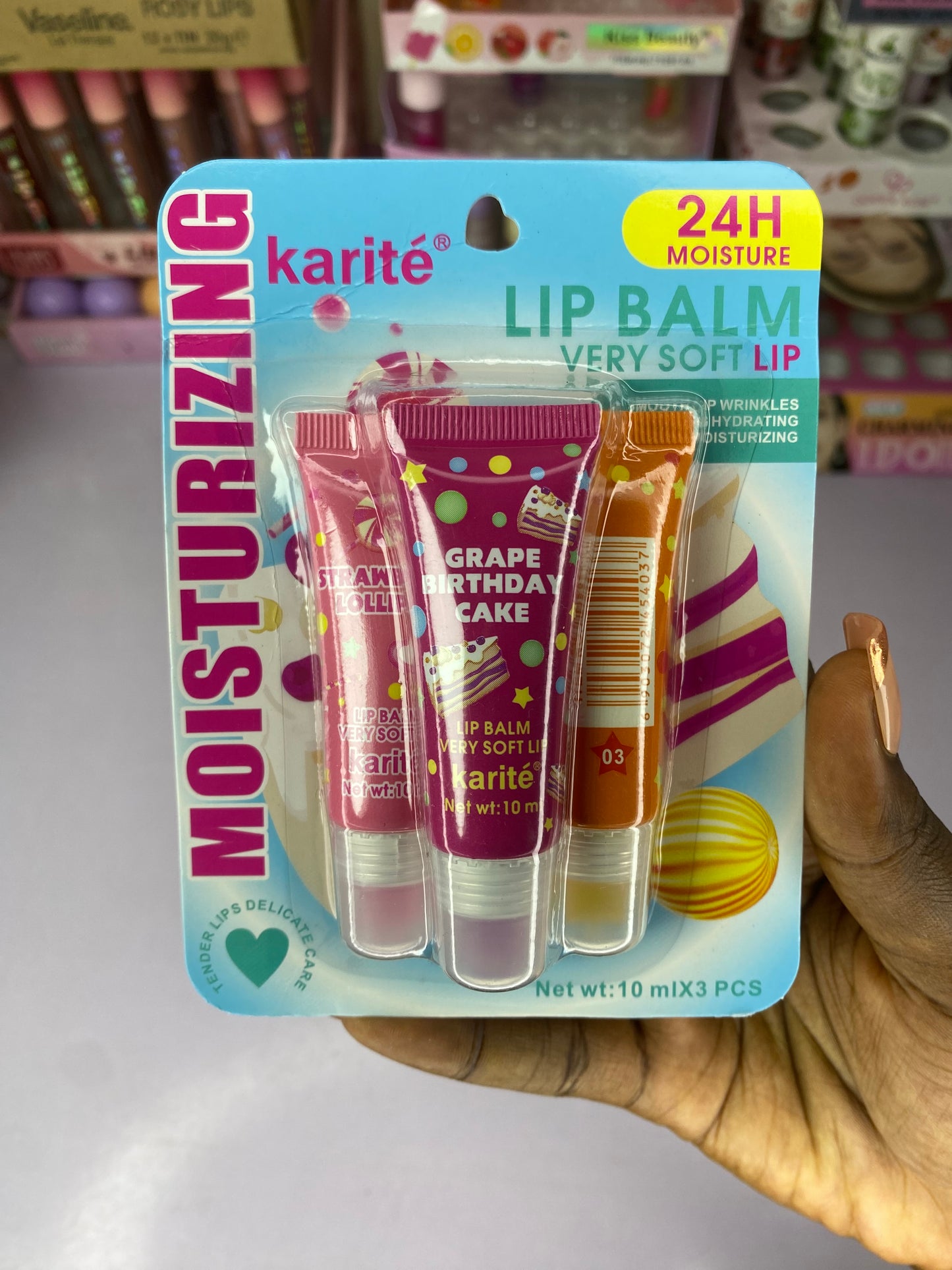 Karité trio lip balm