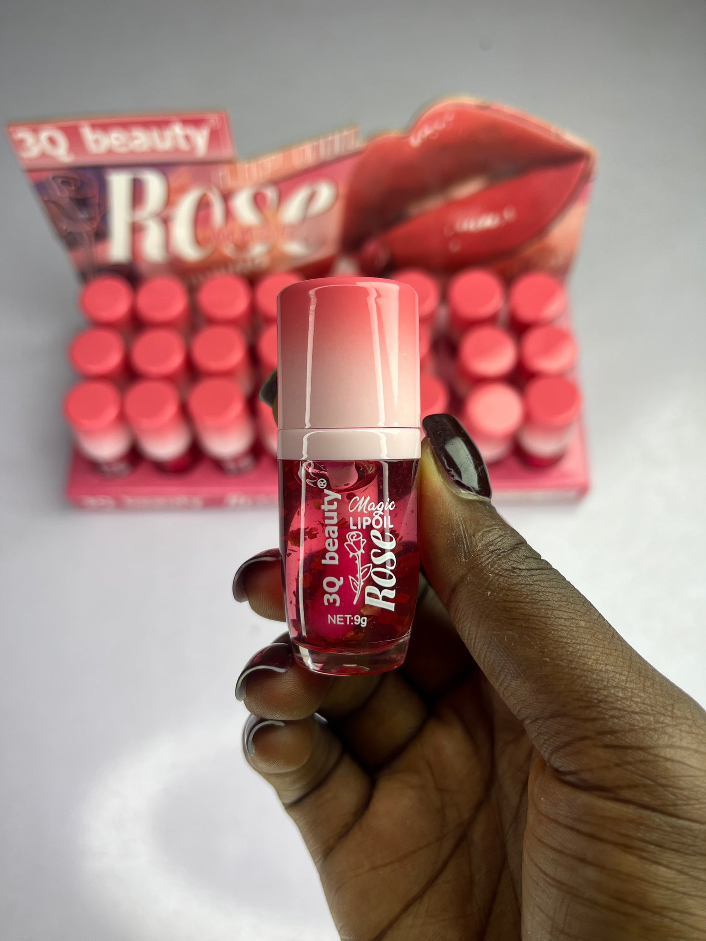 Rose lip oil