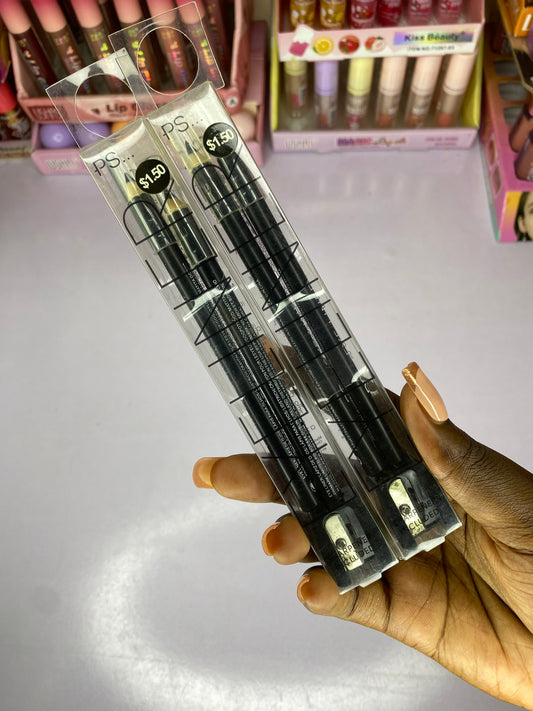 PS…Duo crayon noir