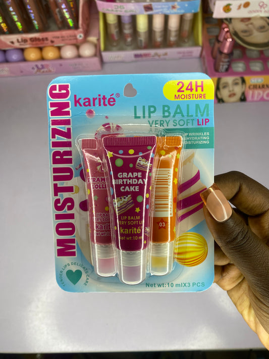 Karité trio lip balm