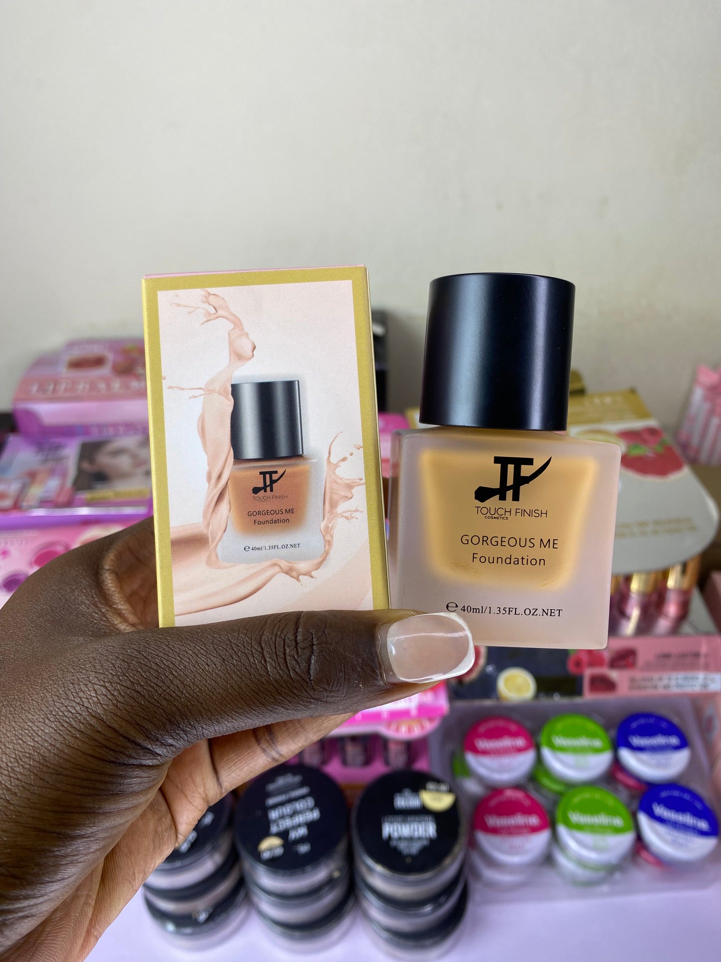 Fond de teint liquide touch finish