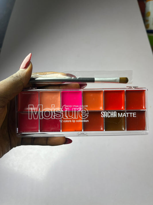 Palette de rouge à lèvres sacha