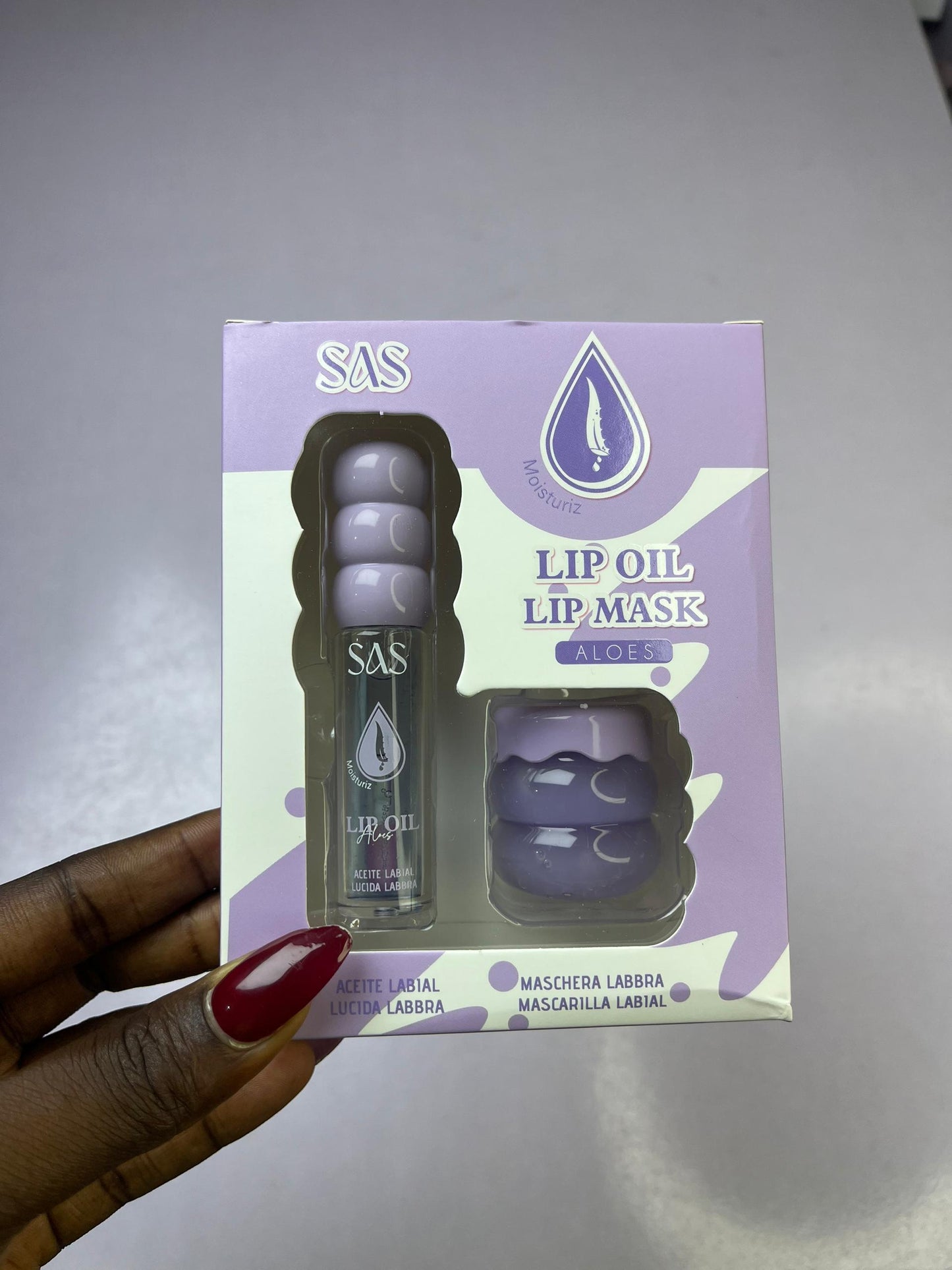 -Duo huile et masque lèvres