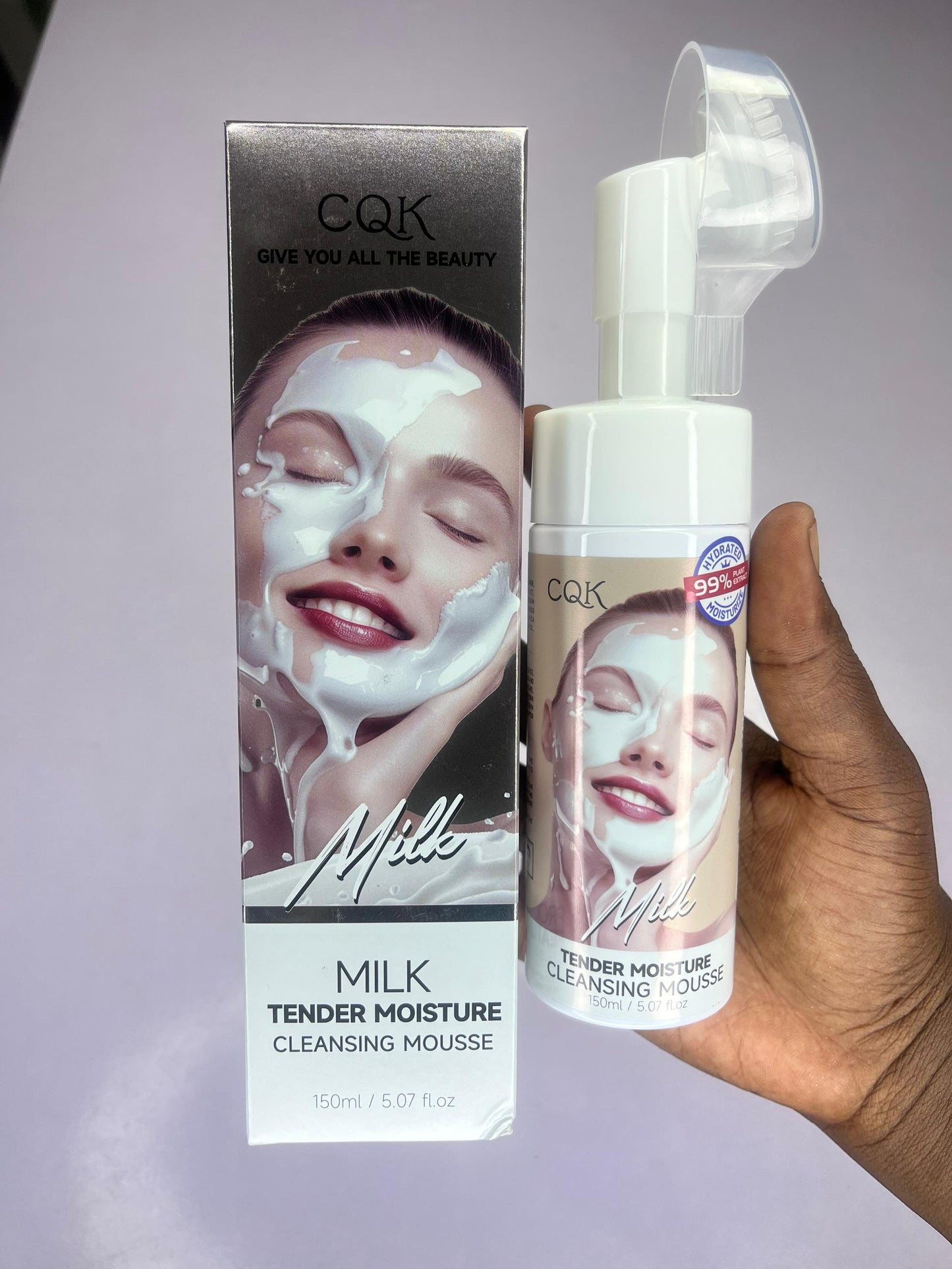 Mousse nettoyante visage