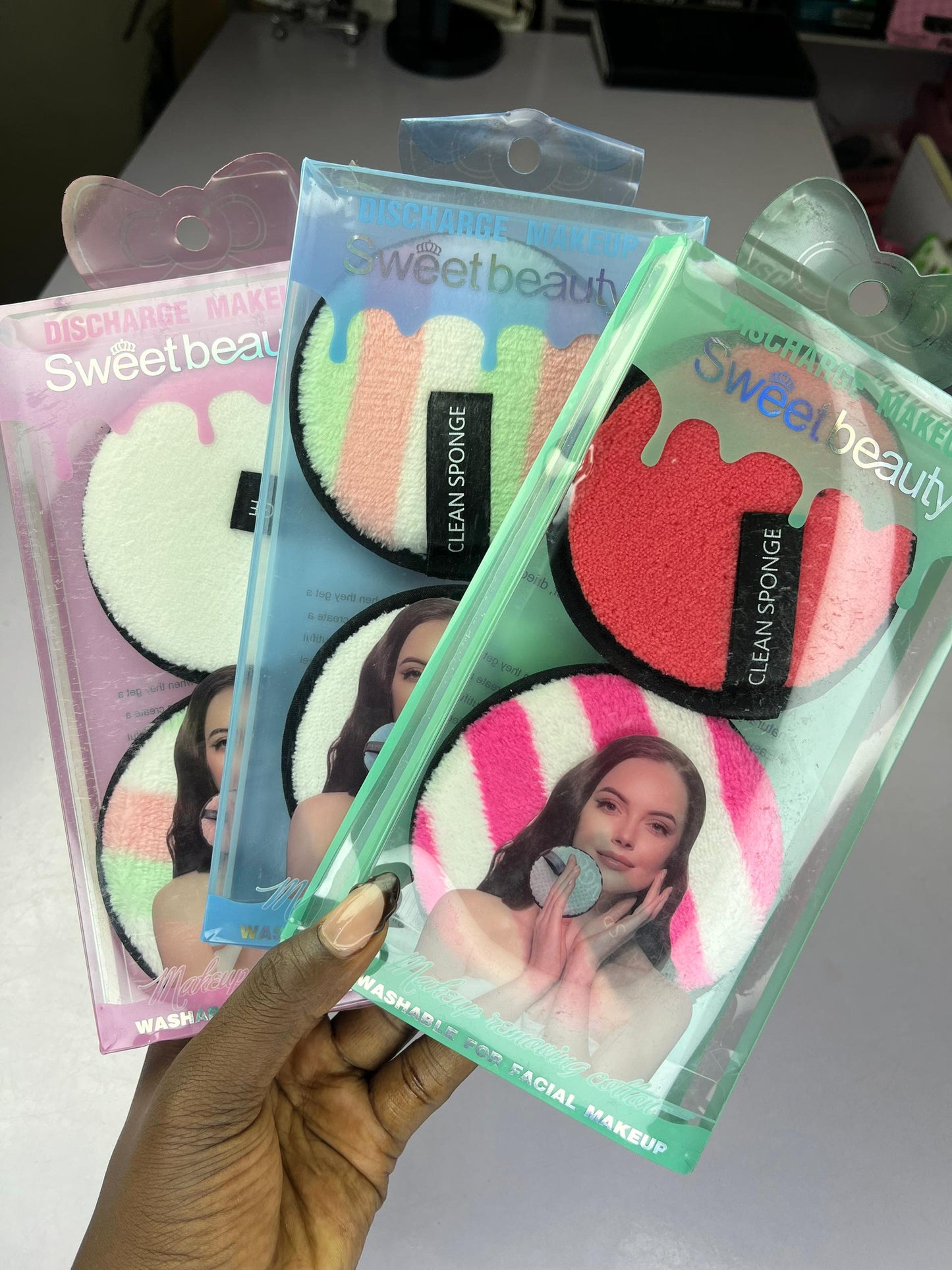 Éponge démaquillante