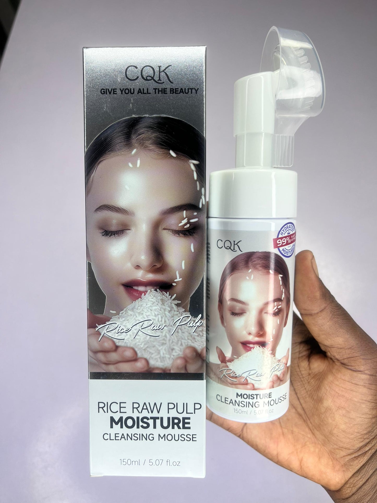Mousse nettoyante visage