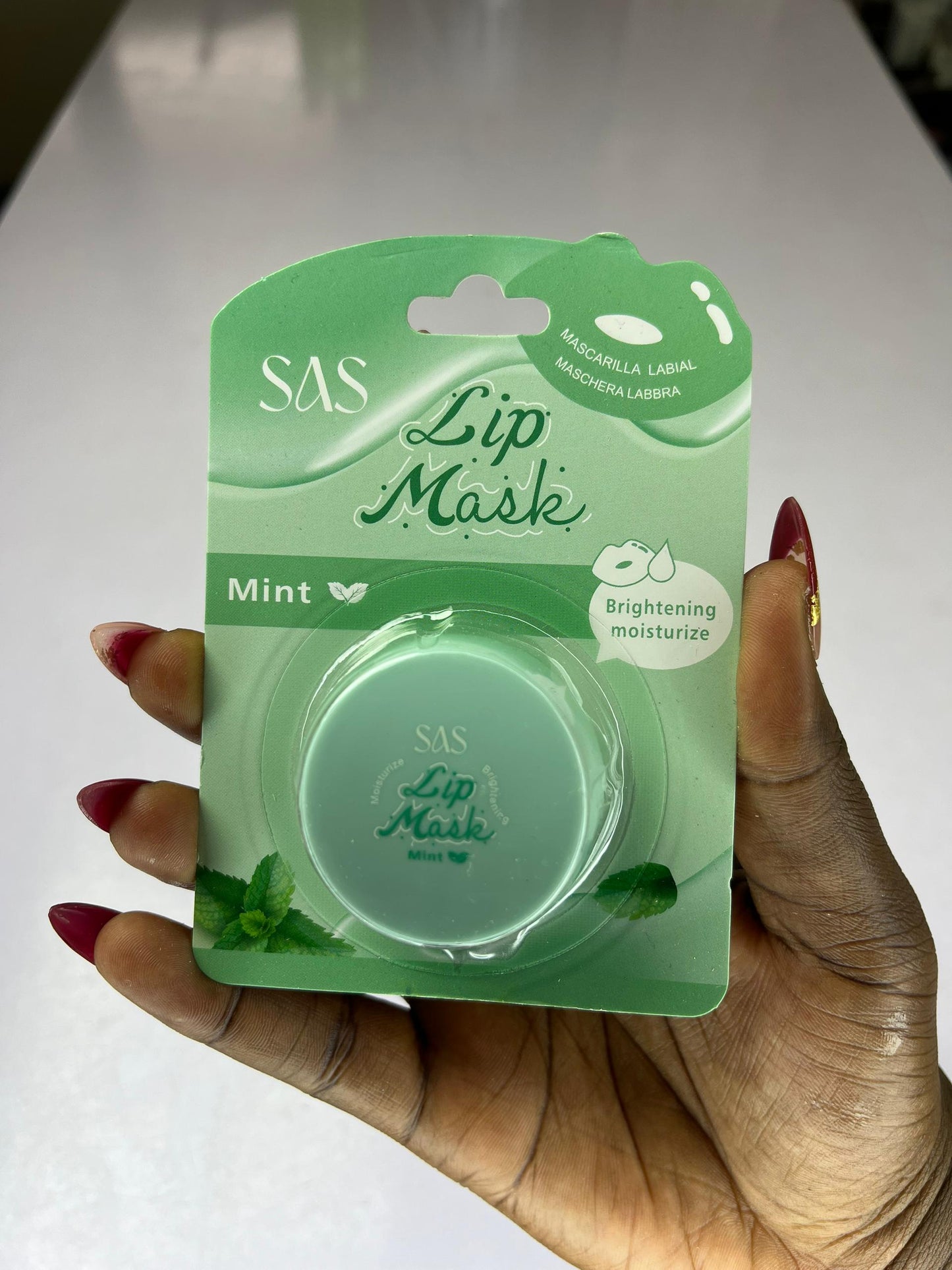 SAS masque à lèvres hydratant et éclaircissant