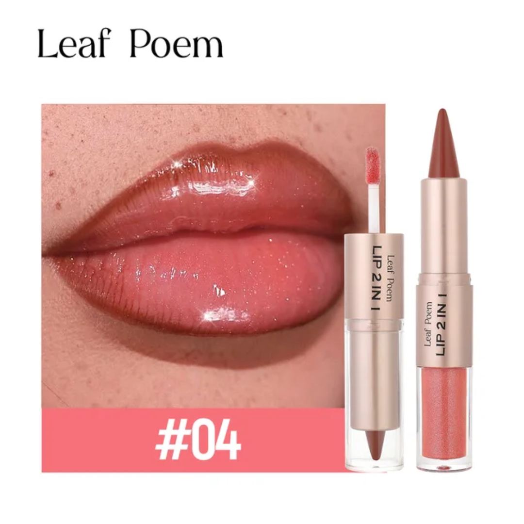 -leaf poem 2 in 1 lipgloss