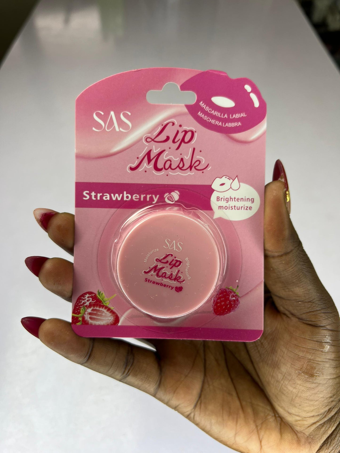 SAS masque à lèvres hydratant et éclaircissant