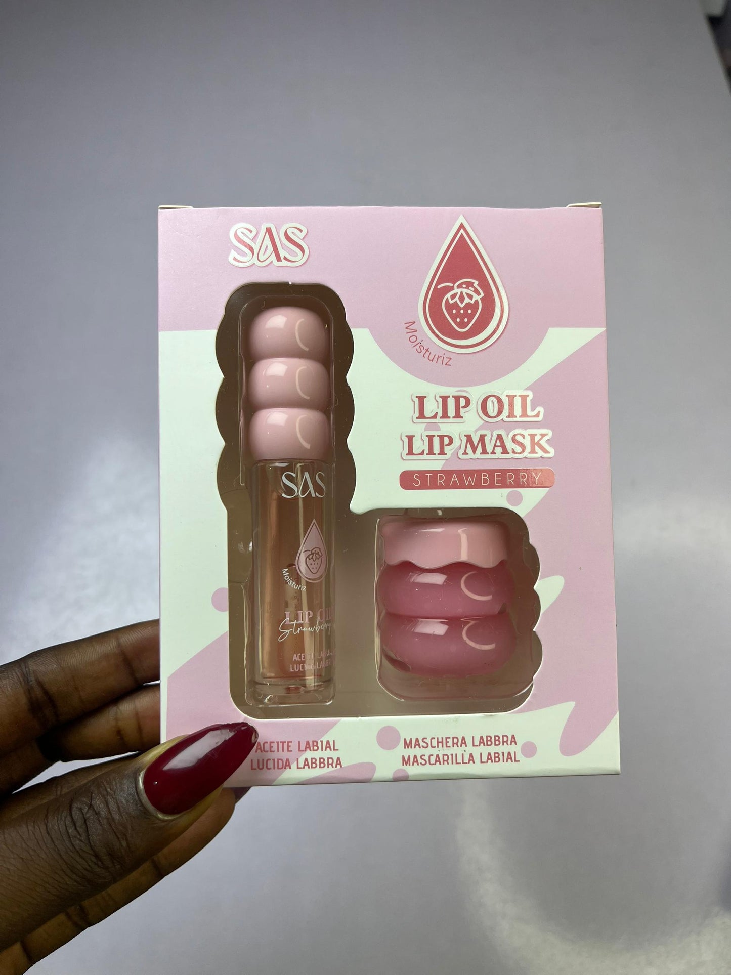 -Duo huile et masque lèvres