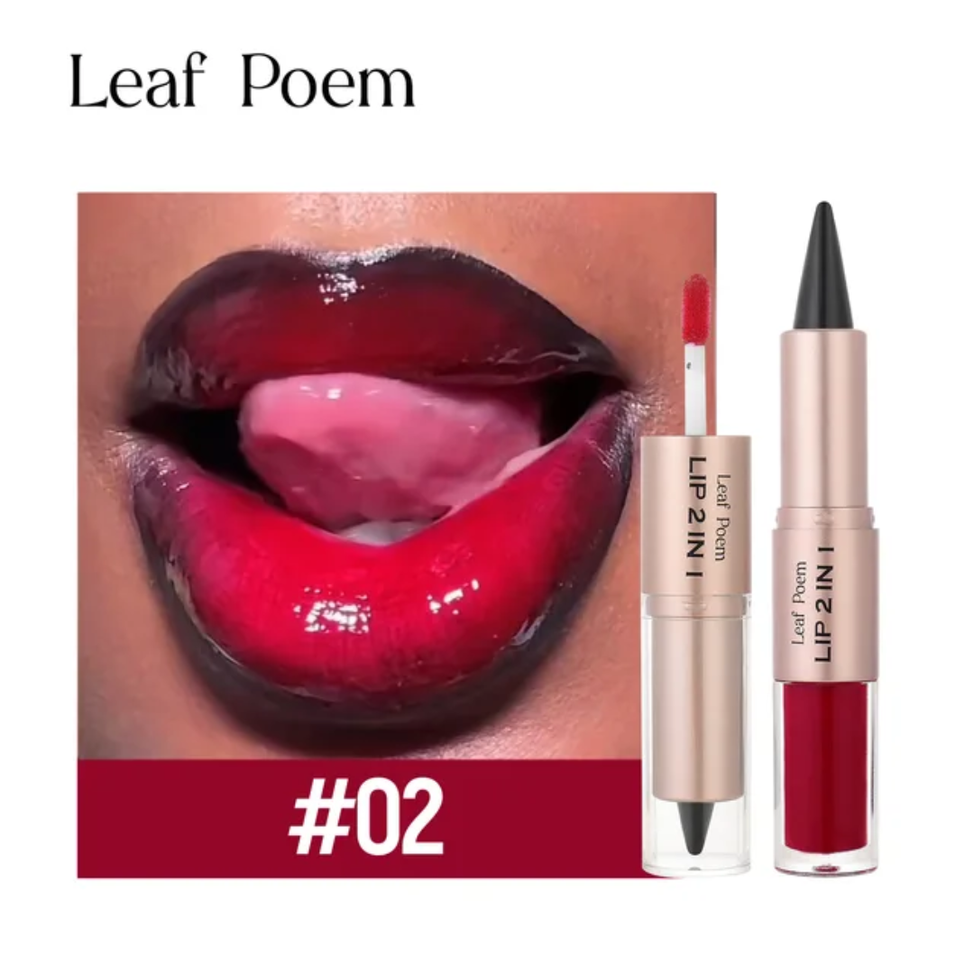-leaf poem 2 in 1 lipgloss