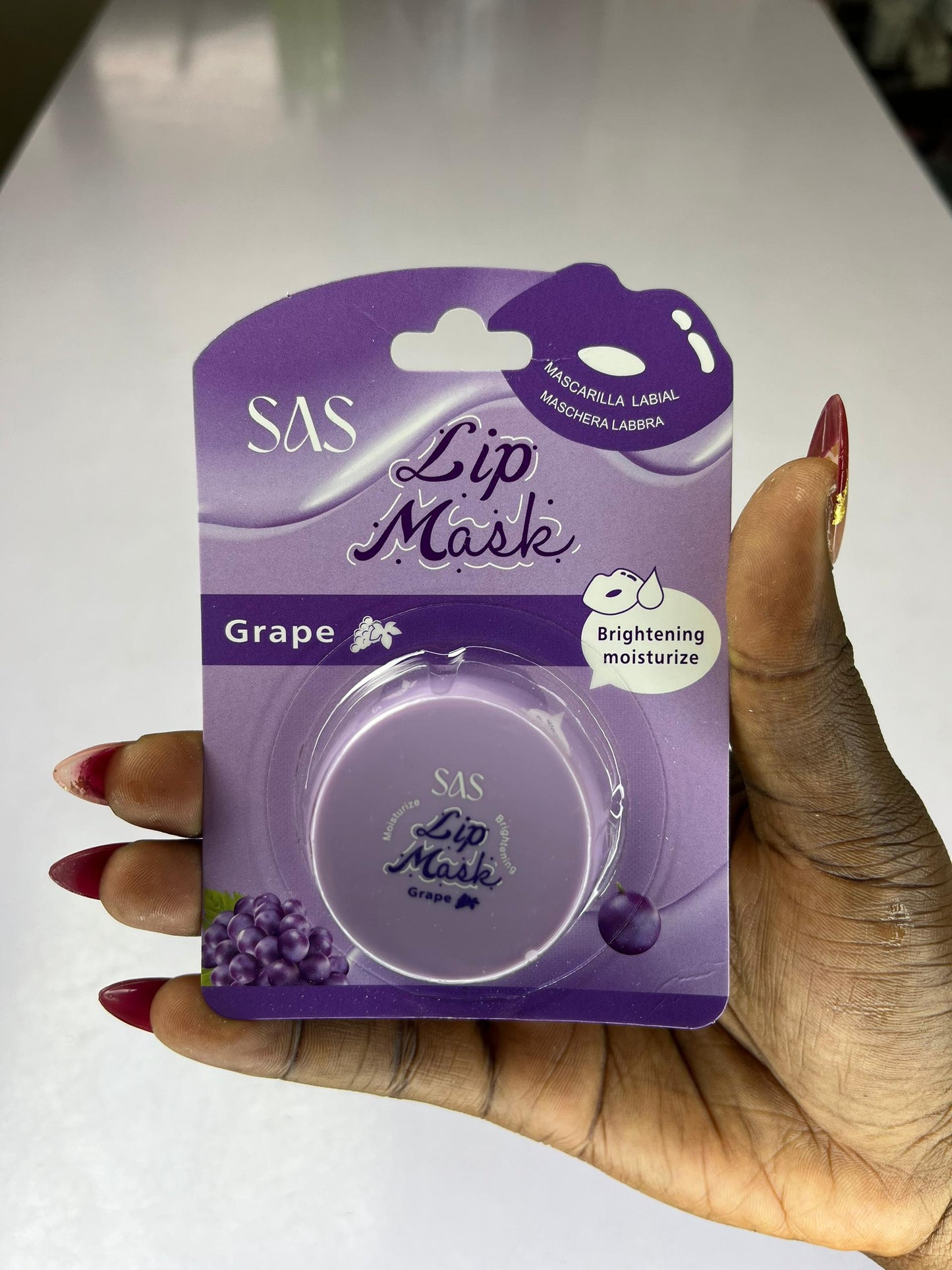 SAS masque à lèvres hydratant et éclaircissant