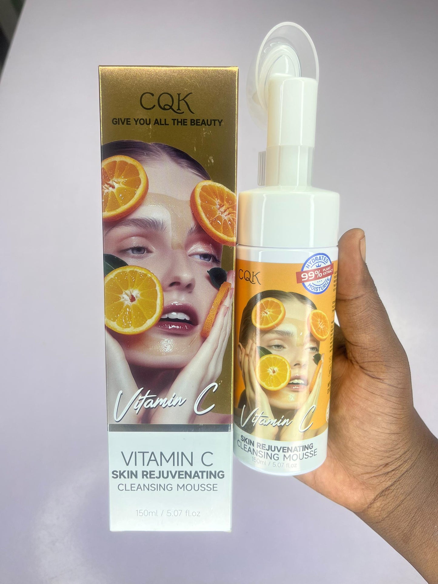 Mousse nettoyante visage