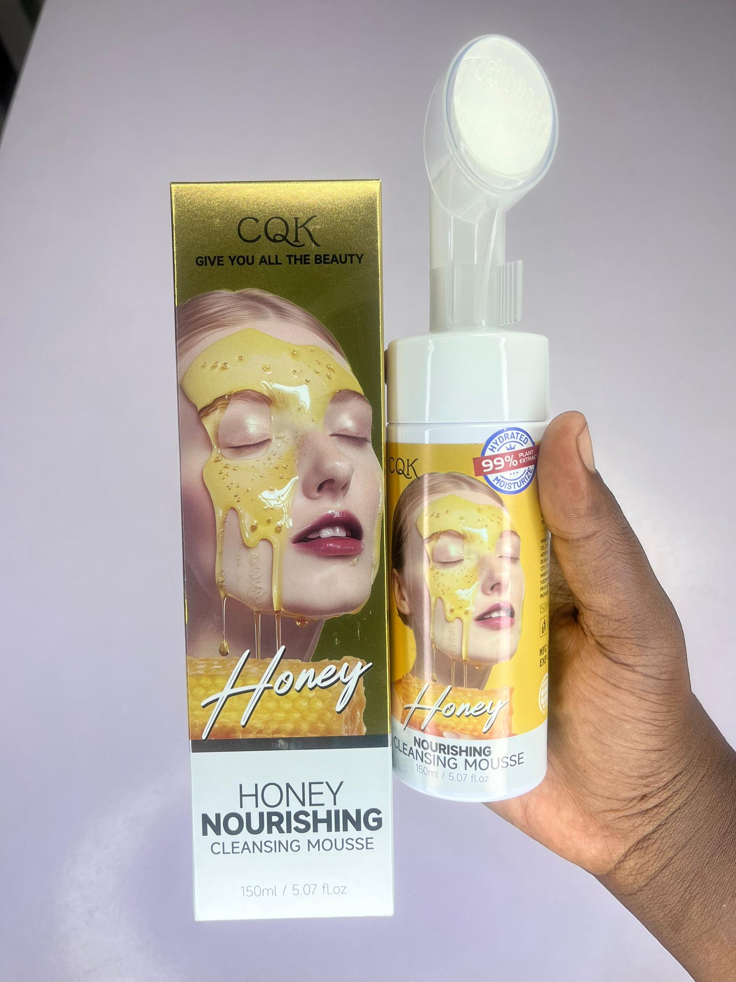 Mousse nettoyante visage