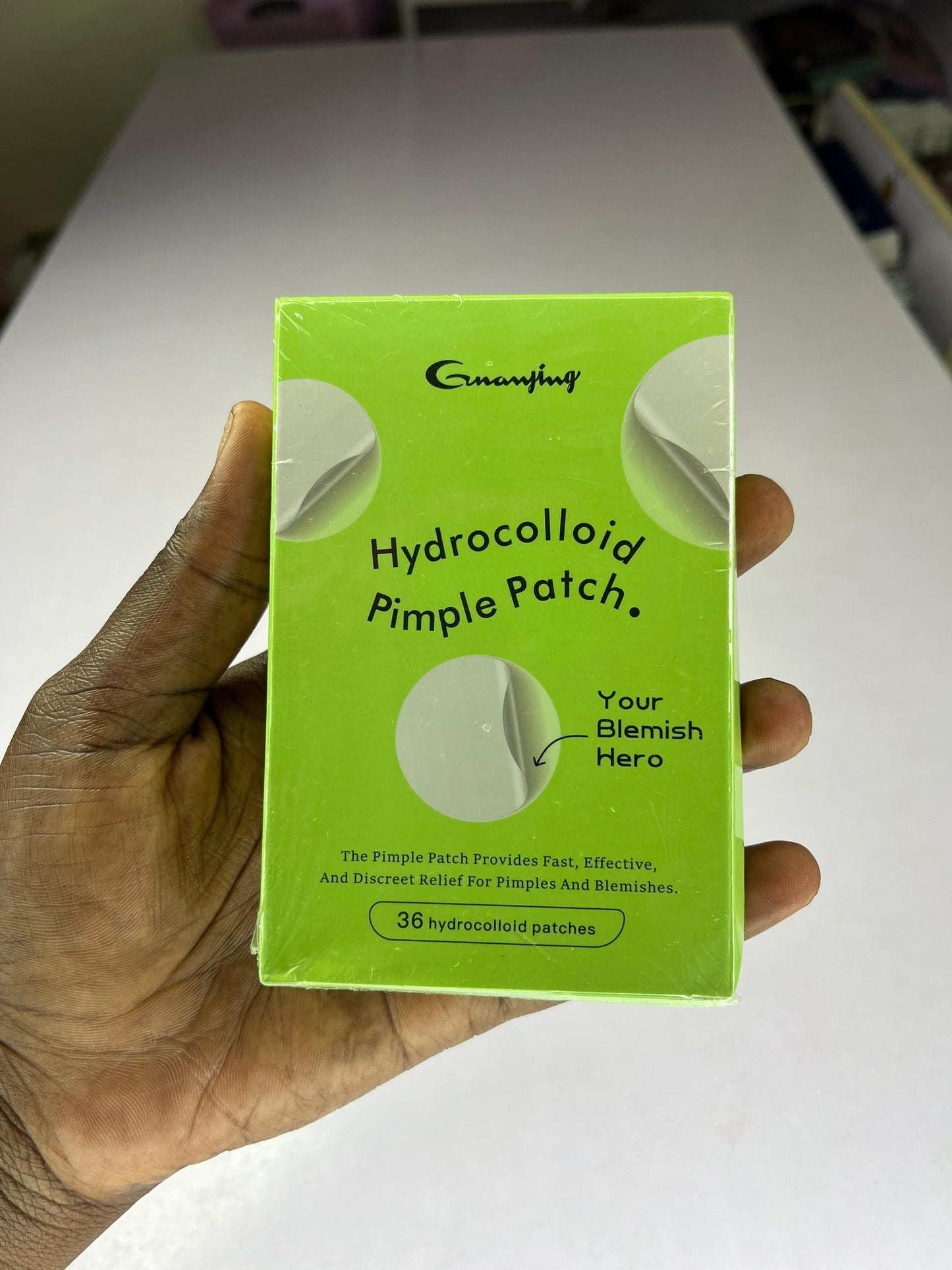 Patches hydroalcolique boutons