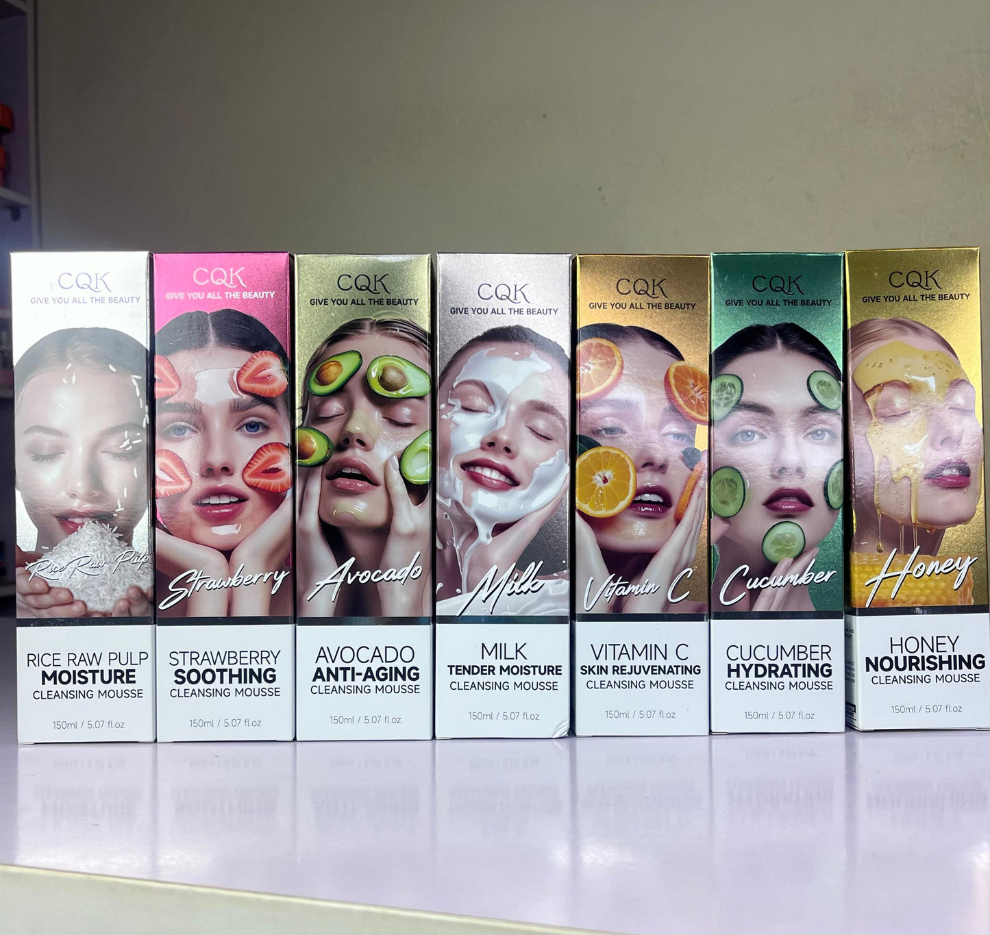 Mousse nettoyante visage