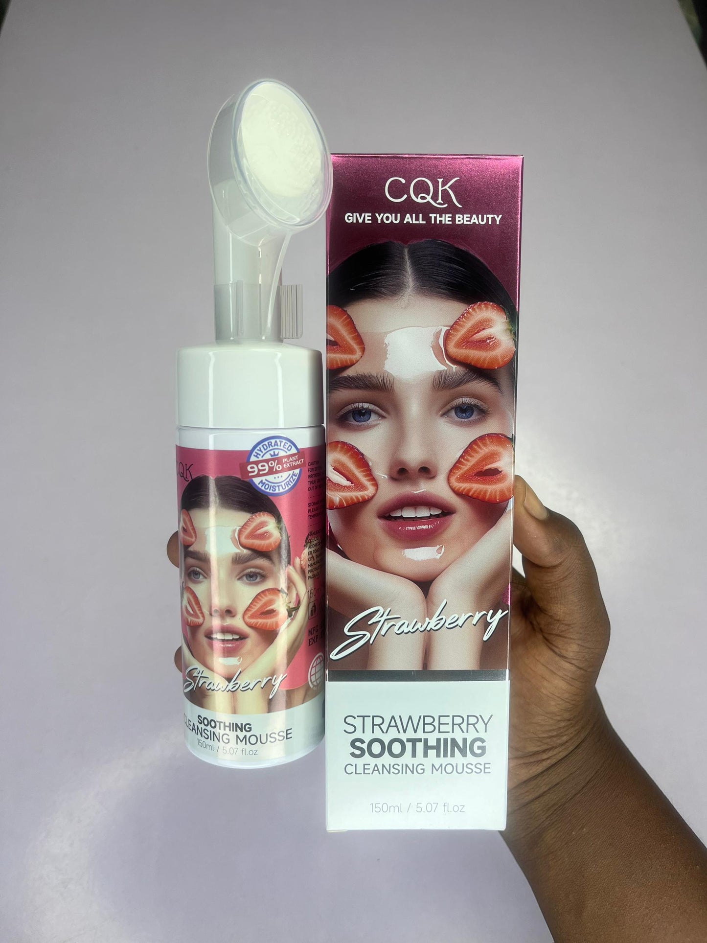 Mousse nettoyante visage