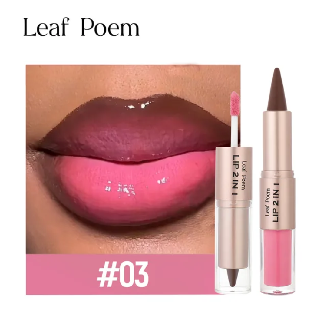 -leaf poem 2 in 1 lipgloss
